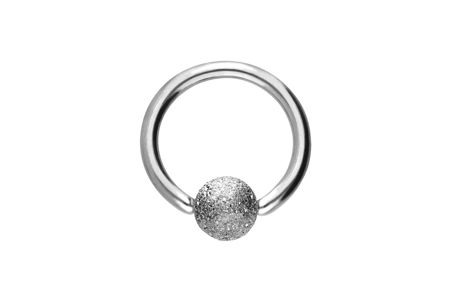 Chirurgenstahl Klemmkugelring Piercing DIAMANTOPTIK